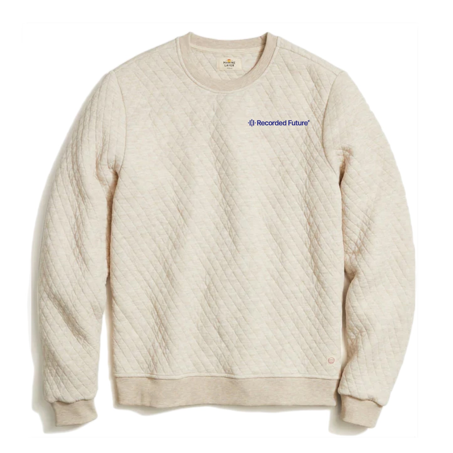 Marine Layer Corbet Quilted Crewneck - Men's