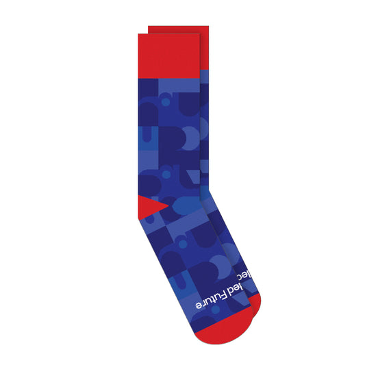 Socks - Blue Pattern